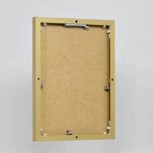 Effect aluminium fotolijst Quadro 45x60 cm goud acrylglas