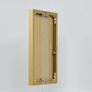 Effect aluminium fotolijst Quadro 45x60 cm goud acrylglas
