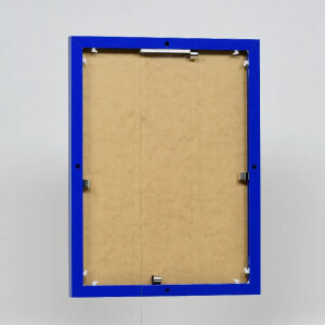 Effect aluminium fotolijst Quadro 50x100 cm blauw acrylglas