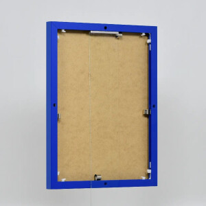 Effect aluminium fotolijst Quadro 50x100 cm blauw acrylglas