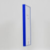 Effect aluminium fotolijst Quadro 50x100 cm blauw acrylglas