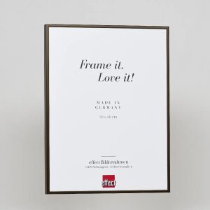 Effect aluminium fotolijst Quadro 62x93 cm brons acrylglas