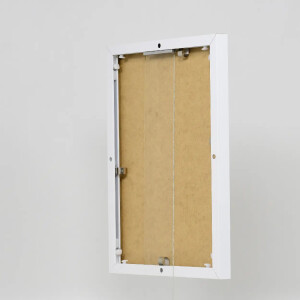 Effect aluminium fotolijst Quadro 14,8x21 cm wit acrylglas