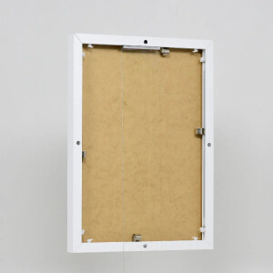 Effect aluminium fotolijst Quadro 14,8x21 cm wit acrylglas