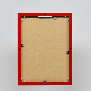 Effect aluminium fotolijst Quadro 14,8x21 cm rood acrylglas