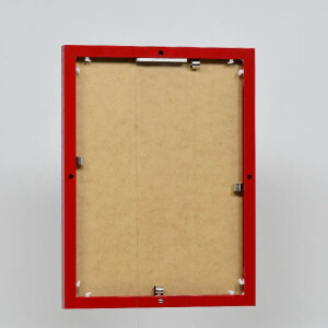Effect aluminium fotolijst Quadro 14,8x21 cm rood acrylglas