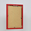 Effect aluminium fotolijst Quadro 14,8x21 cm rood acrylglas