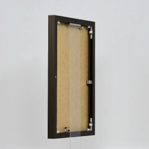 Effect aluminium fotolijst Quadro 14,8x21 cm brons acrylglas