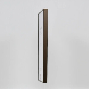 Effect aluminium fotolijst Quadro 14,8x21 cm brons acrylglas