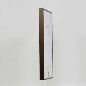 Effect aluminium fotolijst Quadro 14,8x21 cm brons acrylglas