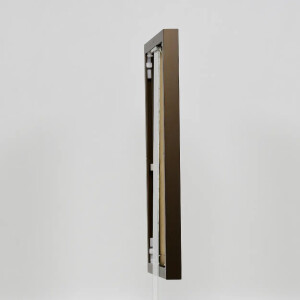 Effect aluminium fotolijst Quadro 14,8x21 cm brons acrylglas