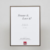Effect aluminium fotolijst Quadro 14,8x21 cm brons acrylglas