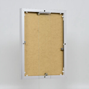 Effect aluminium fotolijst Quadro 14,8x21 cm zilver hoogglans acrylglas