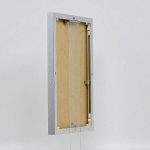 Effect aluminium fotolijst Quadro 14,8x21 cm zilver hoogglans acrylglas