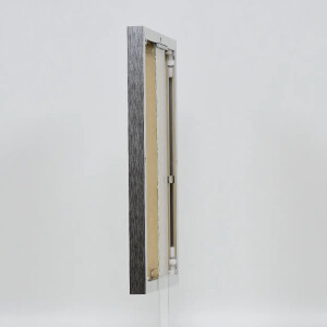 Effect aluminium fotolijst Quadro 14,8x21 cm zilver hoogglans acrylglas