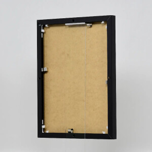 Effect aluminium fotolijst Quadro 14,8x21 cm zwart hoogglans acrylglas