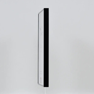 Effect aluminium fotolijst Quadro 14,8x21 cm zwart hoogglans acrylglas