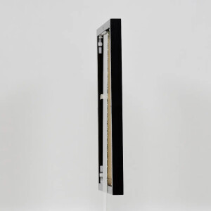 Effect aluminium fotolijst Quadro 14,8x21 cm zwart hoogglans acrylglas