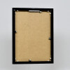 Effect aluminium fotolijst Quadro 14,8x21 cm zwart hoogglans acrylglas