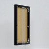 Effect aluminium fotolijst Quadro 14,8x21 cm zwart hoogglans acrylglas
