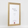 Effect houten barok lijst Profiel 37 antiek zilver 21x28 cm Acrylglas