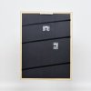 Effect massief houten fotolijst profiel 39 zwart 50x50 cm Acrylglas