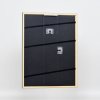 Effect massief houten fotolijst profiel 39 zwart 50x50 cm Acrylglas