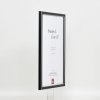 Effect massief houten fotolijst profiel 39 zwart 50x50 cm Acrylglas