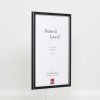 Effect massief houten fotolijst profiel 39 zwart 14,8x21 cm Acrylglas