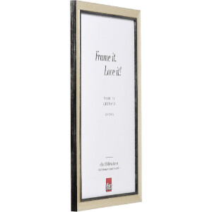 Effect Holz-Bilderrahmen Profil 40 Zilver 50x100 cm Acrylglas