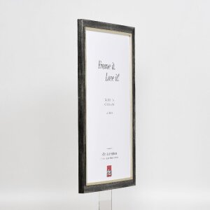 Effect Holz-Bilderrahmen Profil 40 Platin 30,5x91,5 cm Acrylglas