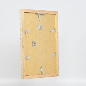 Effect Holz fotolijst Profil 41 Antikzilver 25x60 cm met acrylglas