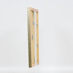 Effect Holz fotolijst Profil 41 Antikzilver 25x60 cm met acrylglas