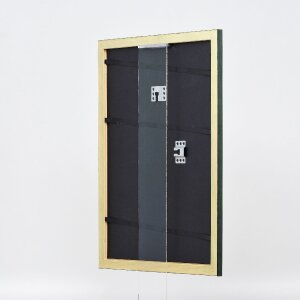 Effect Holz-Bilderrahmen Profil 43 tannengroen 13x13 cm kunstglas