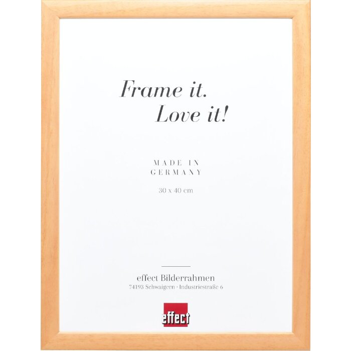 Effect Holz FotoRahmen Profil 43 natuur 20x25 cm kunstglas