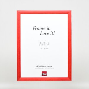 Effect Holz-Fotolijst Profil 43 in lachs, 27x48 cm kunstglas