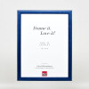 Effect Holz-Foto-Rahmen Profil 43 royalblau 27x48 cm Kunstglas