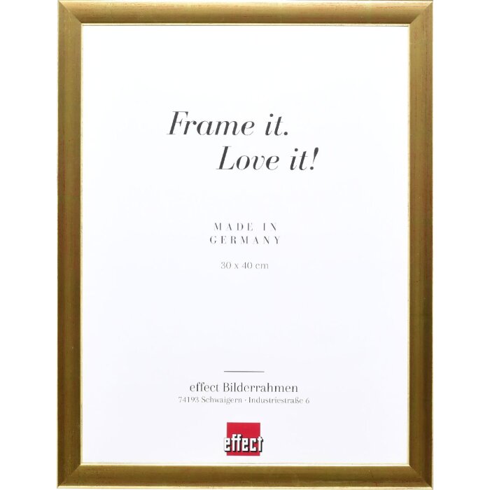 Effect Holz-Bilderrahmen Profil 43 goud 30x45 cm