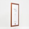 Effect Holz fotolijst Profil 43 bruin 35x100 cm kunstglas