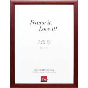 Effect Houten Fotolijst Profil 43 Rood 40x60 cm Kunstglas