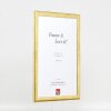 Effect Holz-Bilderrahmen Profil 43 goud 45x60 cm kunstglas