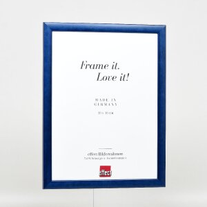 Effect Holz-Foto-lijst Profil 43 royalblau 59,4x84,1 cm kunstglas