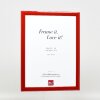 Effect Houten Fotolijst Profil 43 Rood Hoogglans 70x100 cm Kunstglas