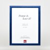 Effect Holz-Fotolijst Profil 43 royalblau 70x70 cm Kunstglas