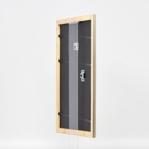 Effect Houten Fotolijst Profil 43 Zilver 14,8x21 cm Kunstglas