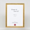 Effect Holzrahmen Profil 44 goud 25x70 cm kunstglas frame