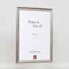 Effect Holzrahmen Profil 44 zilver 42x59,4 cm houten fotolijst barokstijl