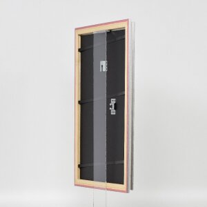 Effect Holzrahmen Profil 44 zilver 50x50 cm wandhanger met kunstglas