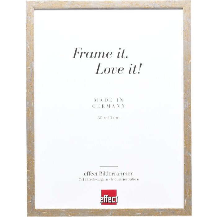 Effect Holzrahmen Profil 51 antikzilver 25x70 cm → Effect Houten Fotolijst Antiek Zilver 25x70 cm