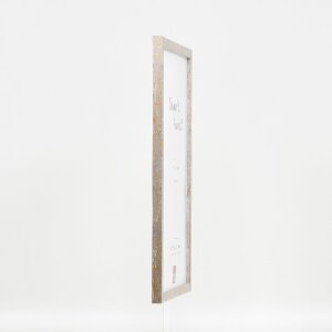 Effect Holzrahmen Profil 51 in antiek zilver 28x35 cm houten fotolijst